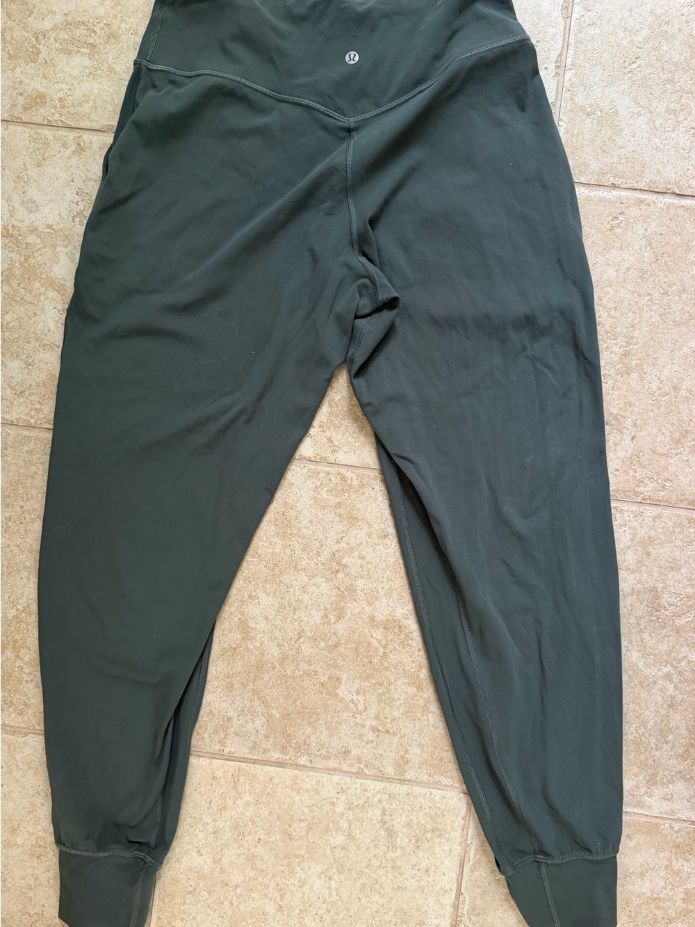 Lululemon High Rise Align Green Jogger Leggings size 10 - Picture 2 of 2